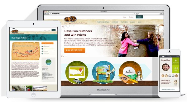 Kids In Parks website design and development